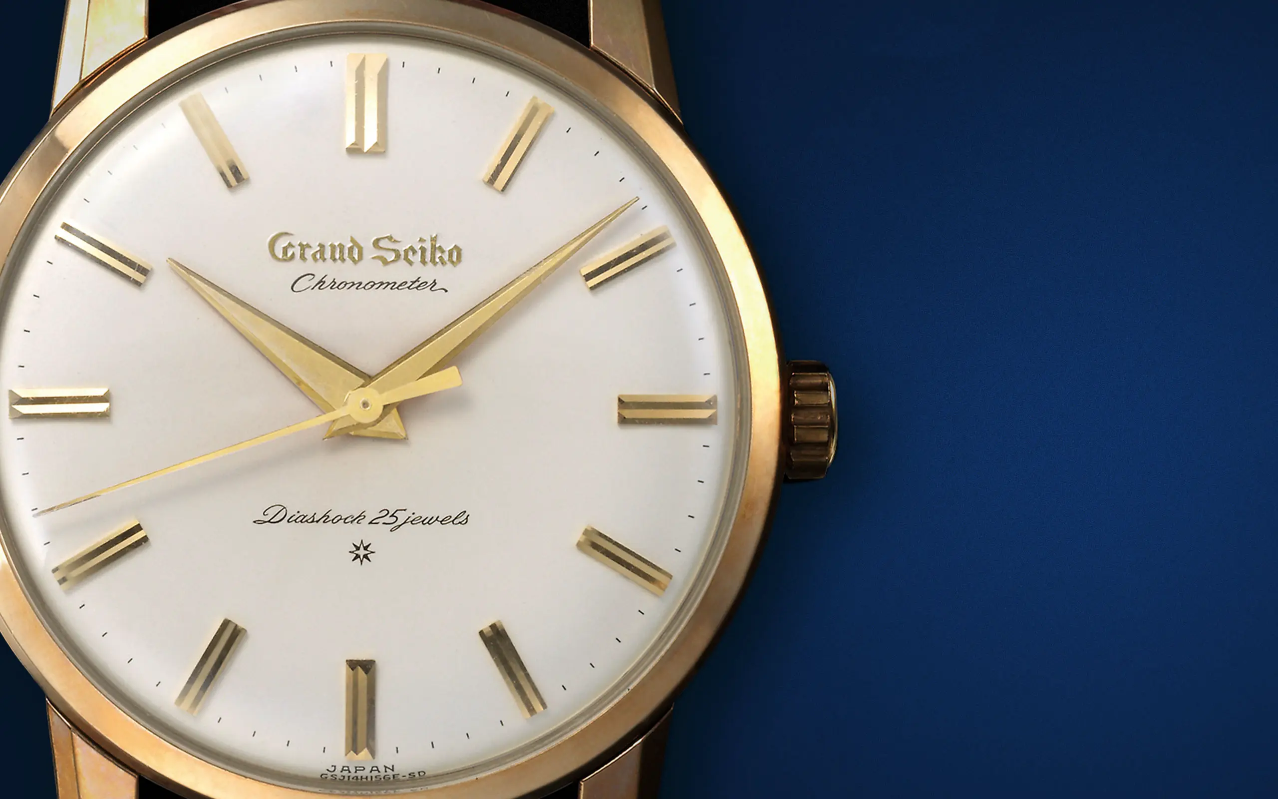 Grand Seiko watch detail
